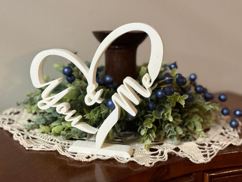 "You & Me" Heart Sign