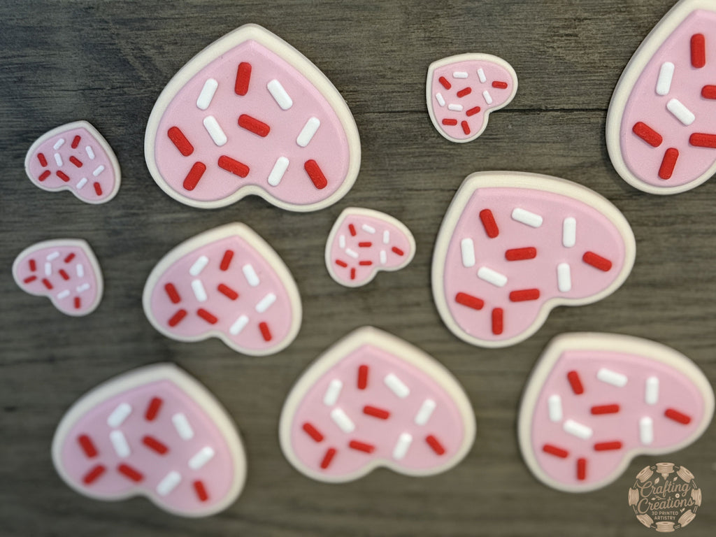 Heart "Frosted Cookie" Decoration