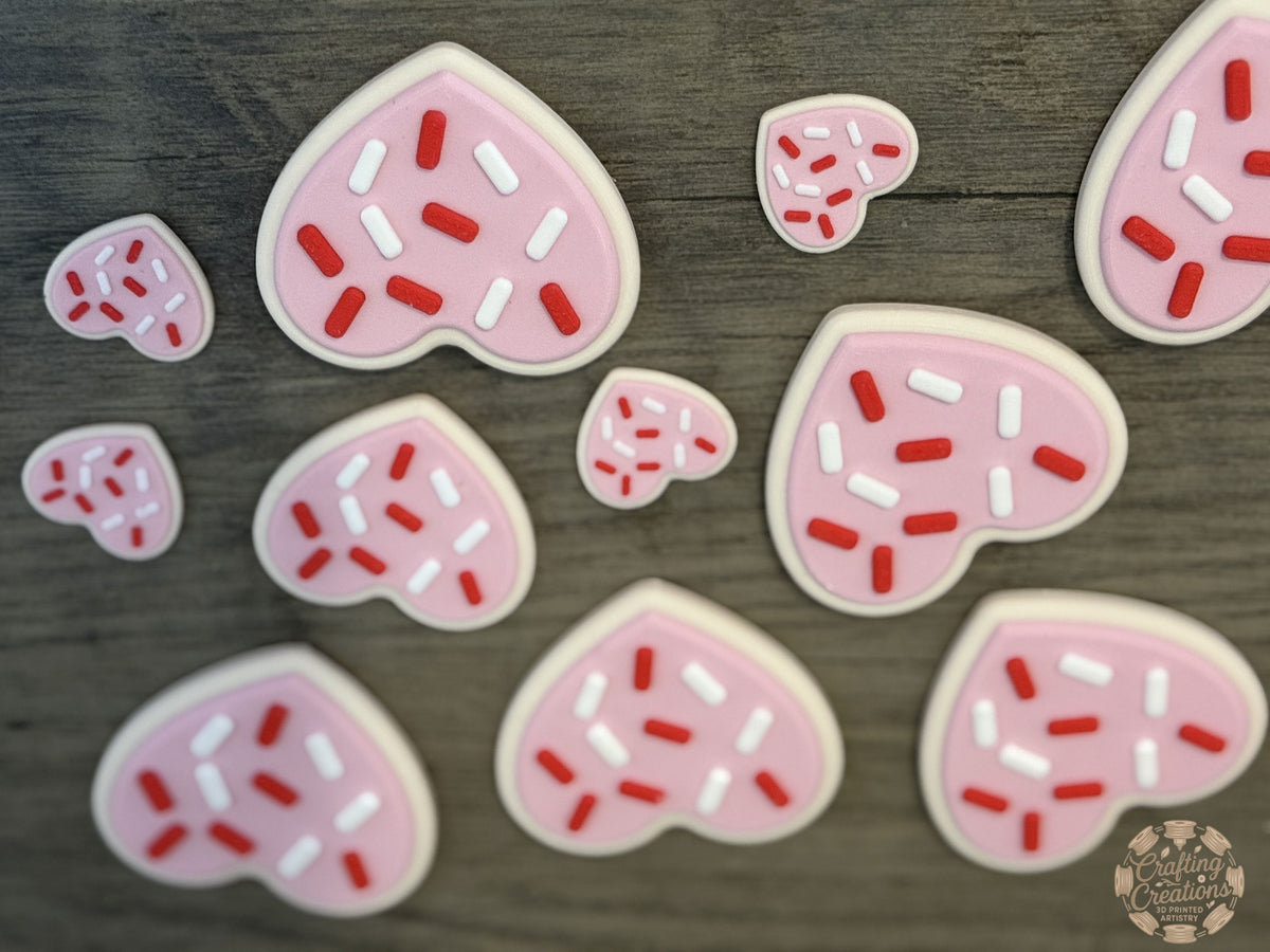 Heart "Frosted Cookie" Decoration