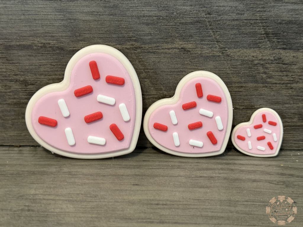 Heart "Frosted Cookie" Decoration