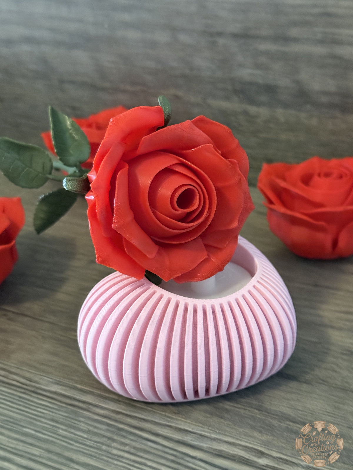 3d Printed Rose
