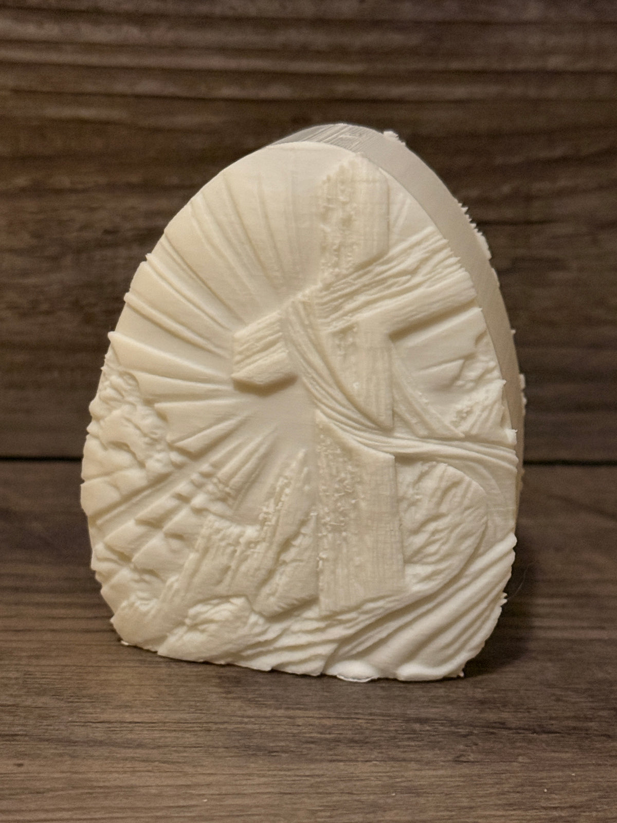 Cross Lithophane with Stand
