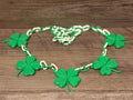 St Patrick's Day Shamrock Necklace