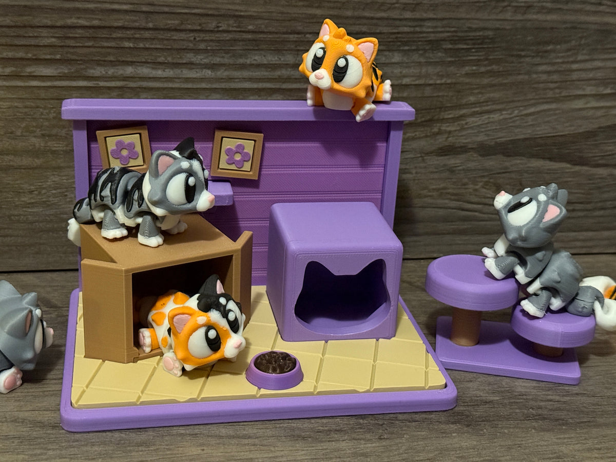 Cat Playscape Toy Set