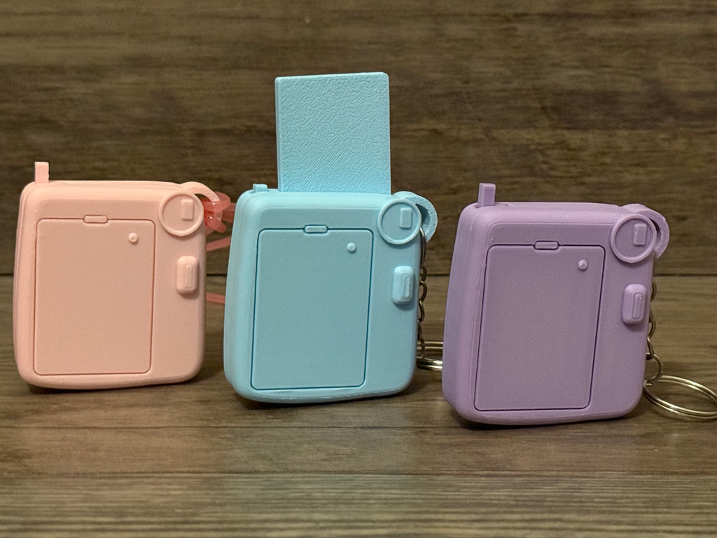 Mini Instax Style Camera Keychain