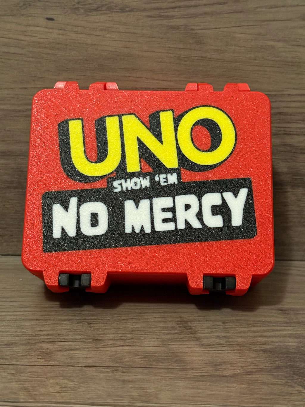 Uno No Mercy Card Game Case