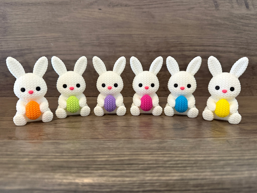 Crochet style Easter figurines
