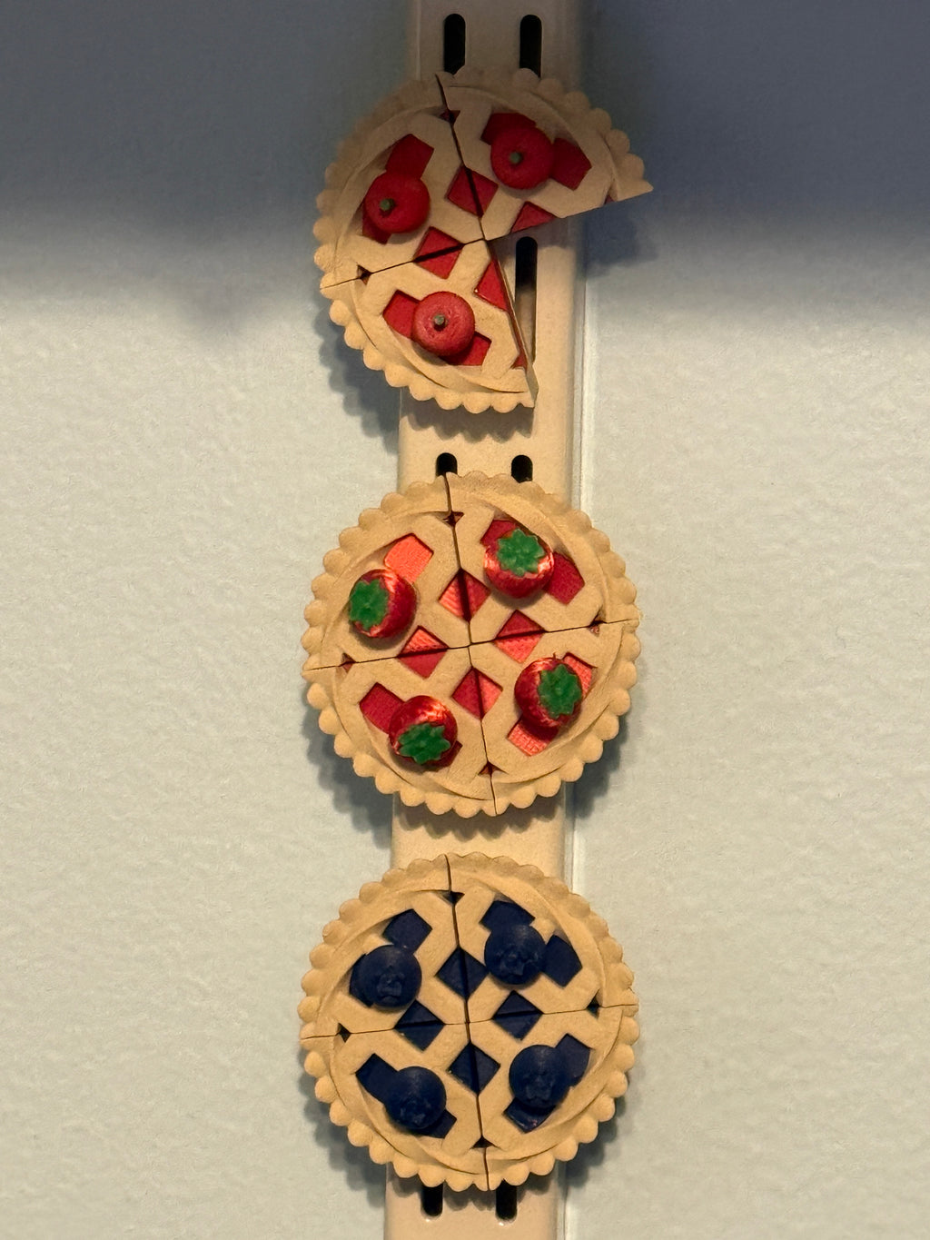 Pie Slice Fridge Magnets (set of 4)