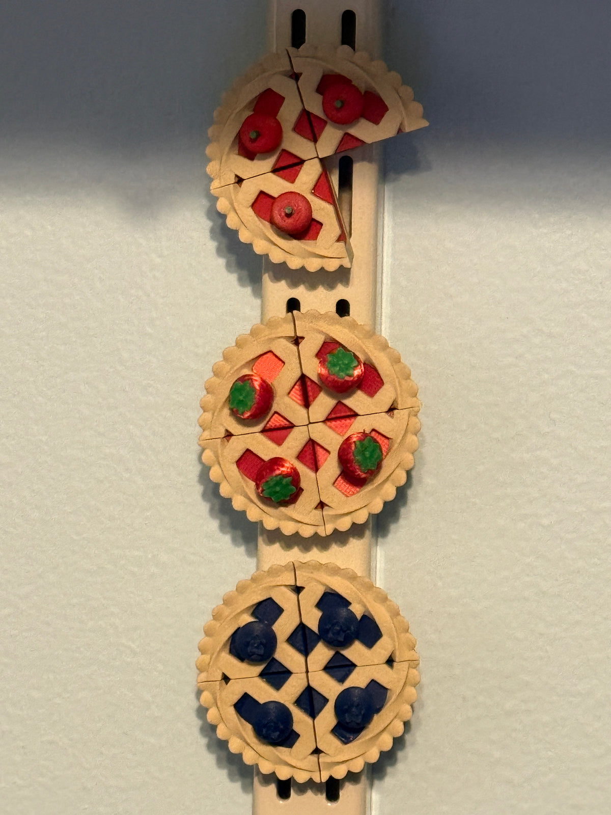 Pie Slice Fridge Magnets (set of 4)