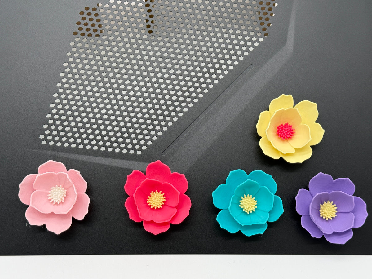 Flower Fridge Magnets (set of 6)
