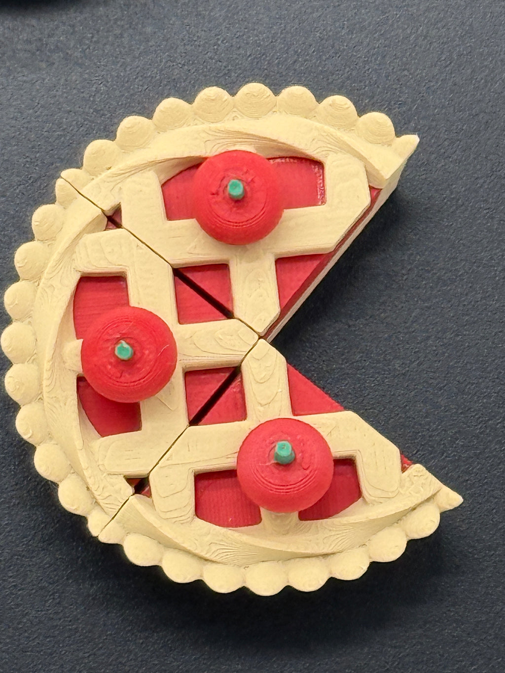 Pie Slice Fridge Magnets (set of 4)