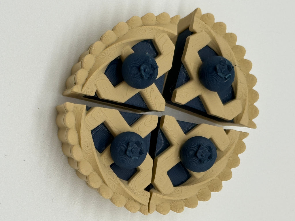 Pie Slice Fridge Magnets (set of 4)