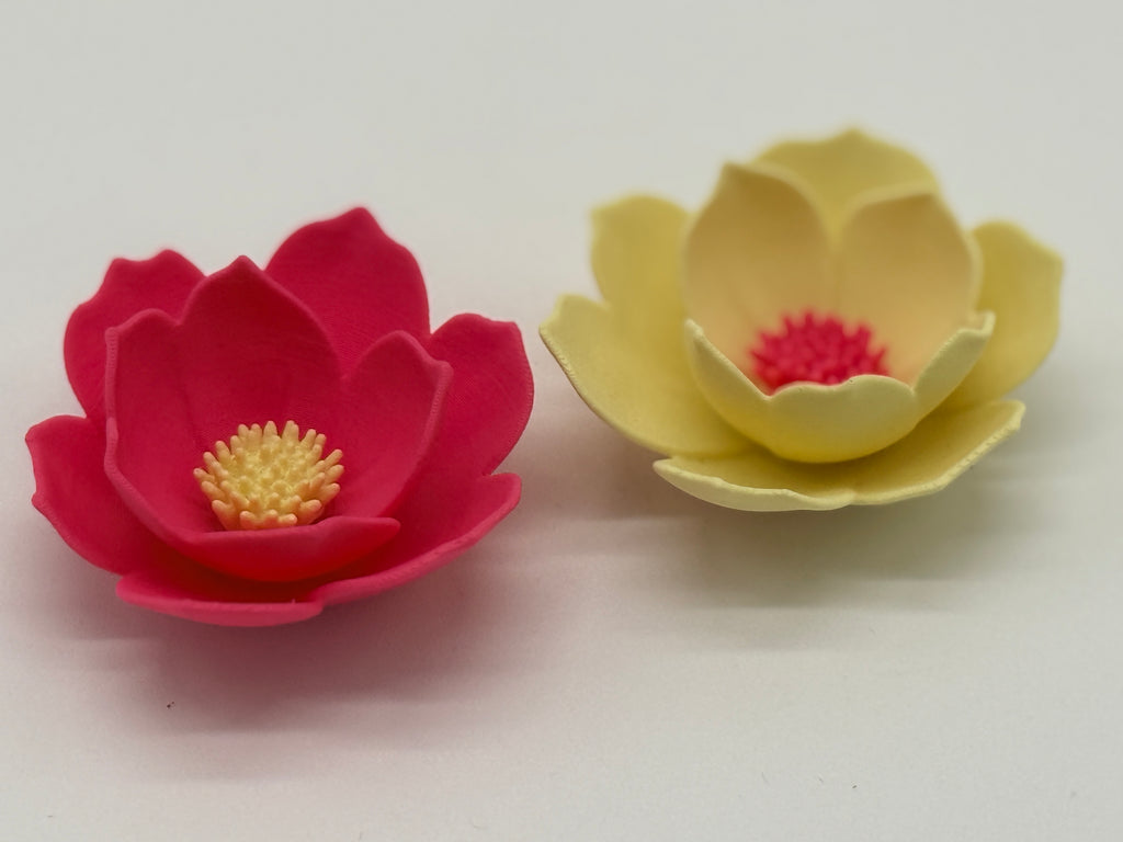Flower Fridge Magnets (set of 6)