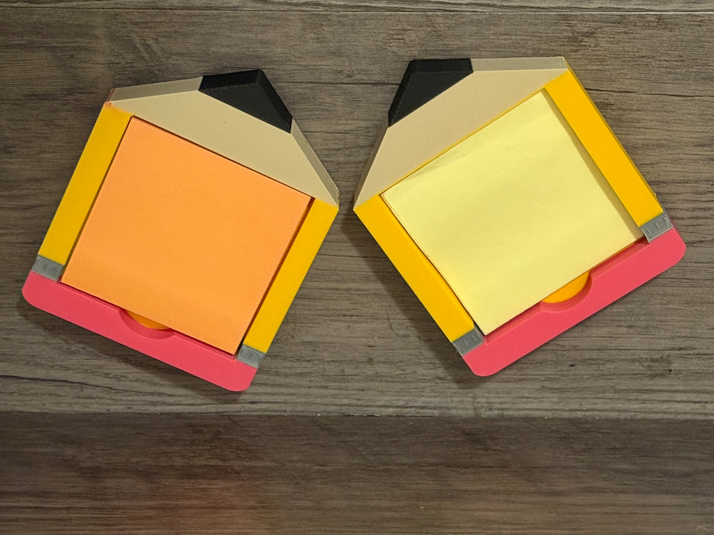 Pencil Themed Post-It Note Holder
