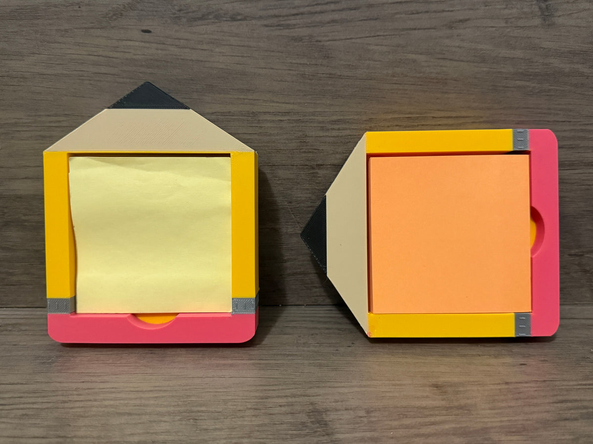 Pencil Themed Post-It Note Holder