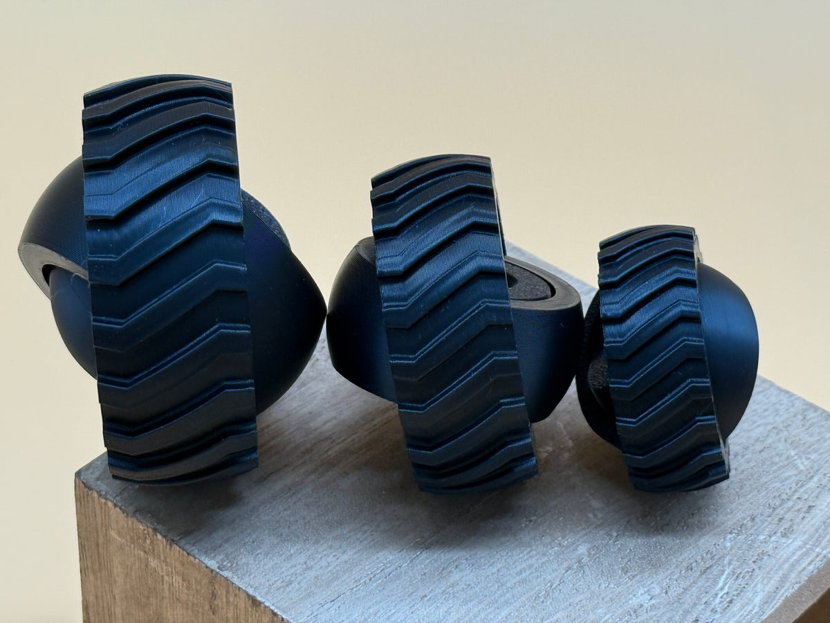 Tire Fidget Spinners (set of 3)