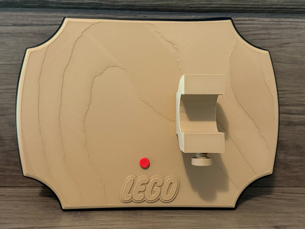 3D Printed LEGO-Style "Singing" Fish Wall Plaque — Perfect Father's Day Gift!