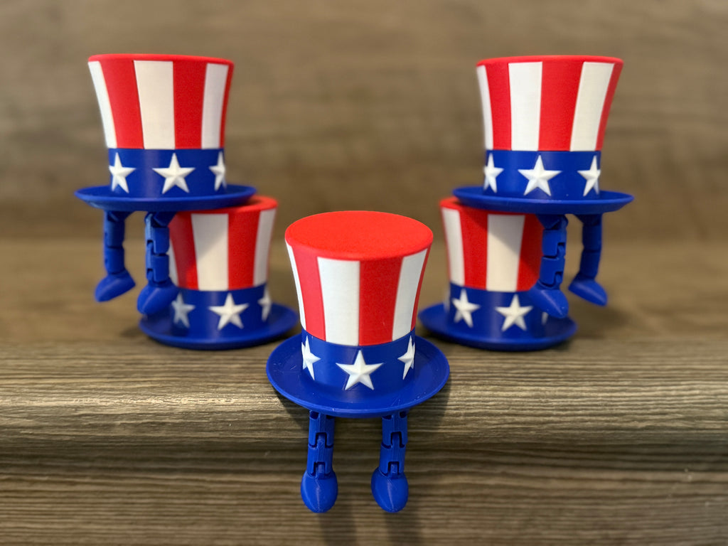 Patriotic Hat Desk Sitter