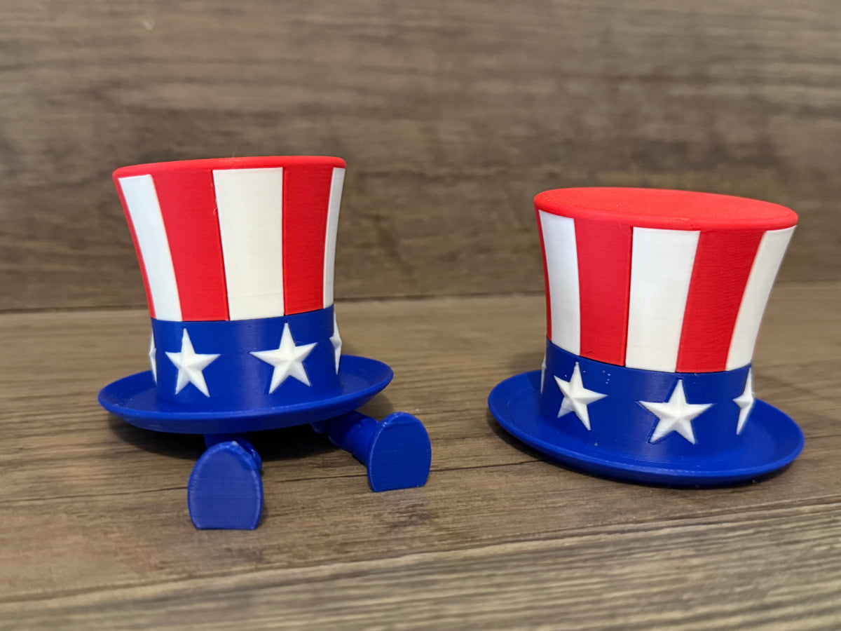 Patriotic Hat Desk Sitter