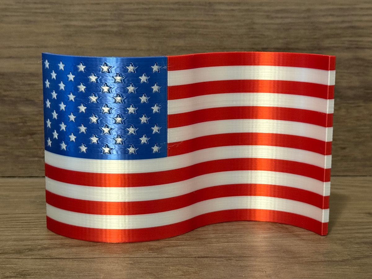 Flag Desk Decor