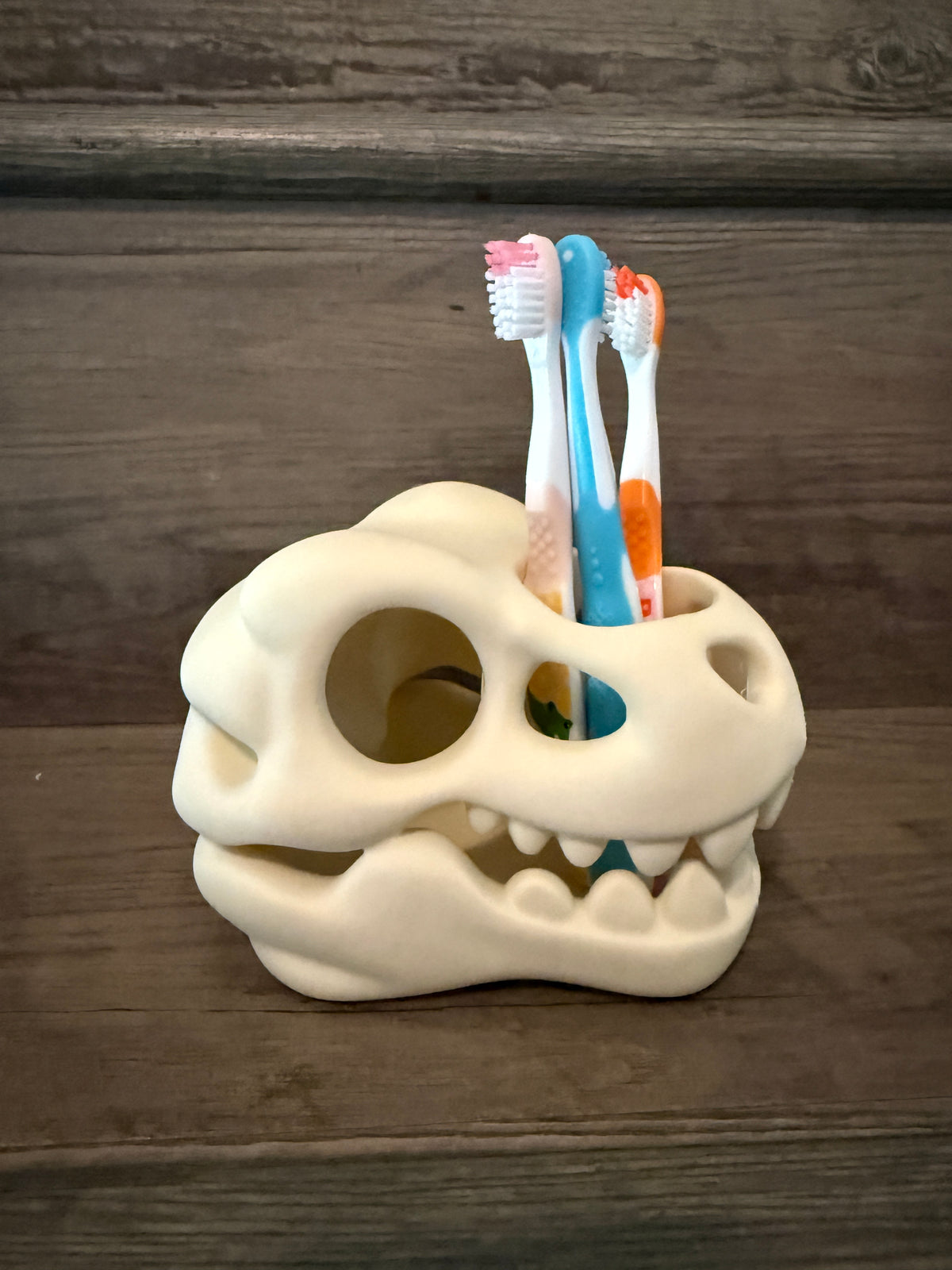 Dino head Toothbrush Holder