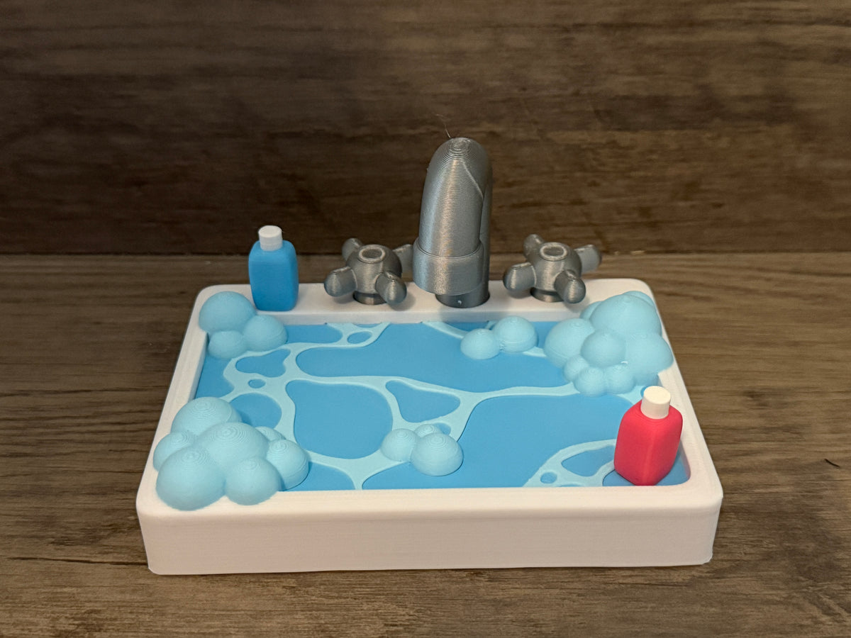 Rubber Ducks in Bath Playset