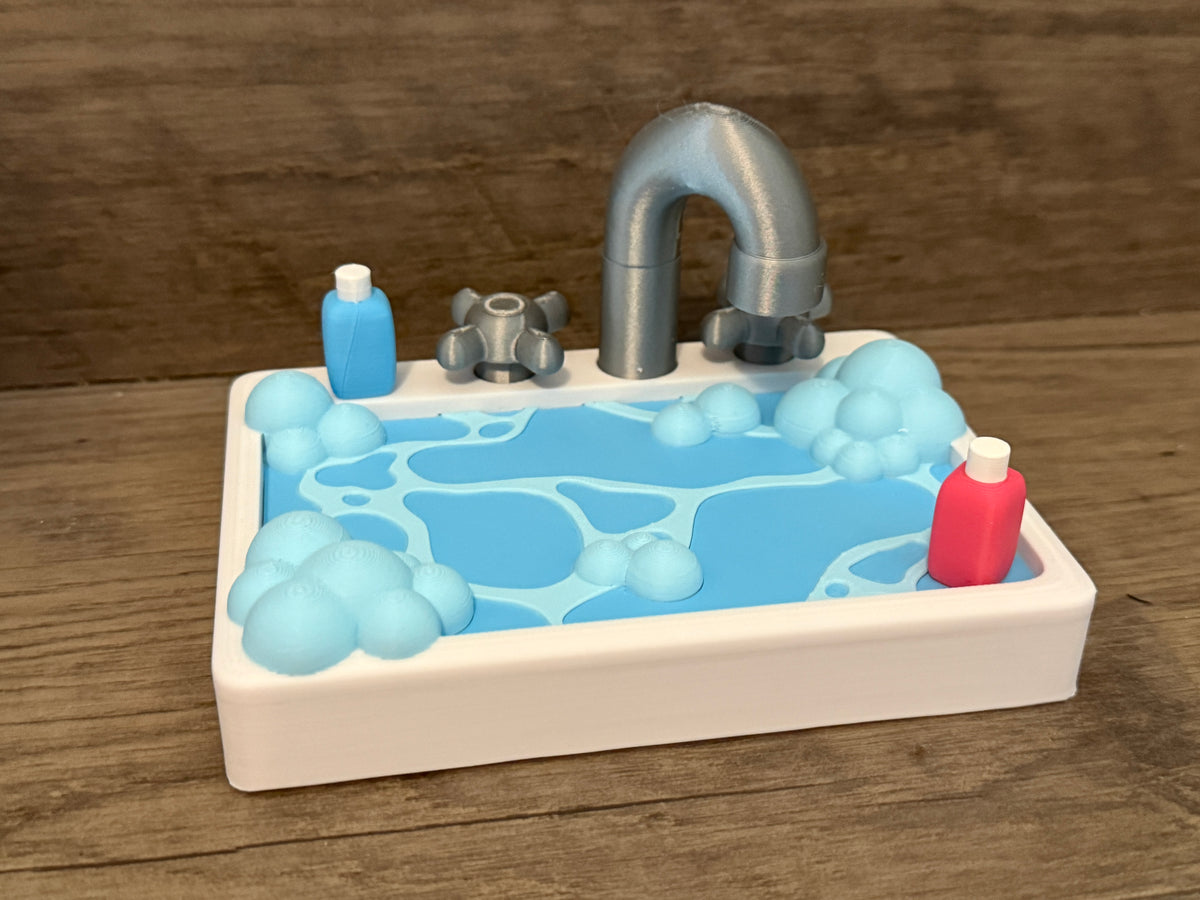 Rubber Ducks in Bath Playset
